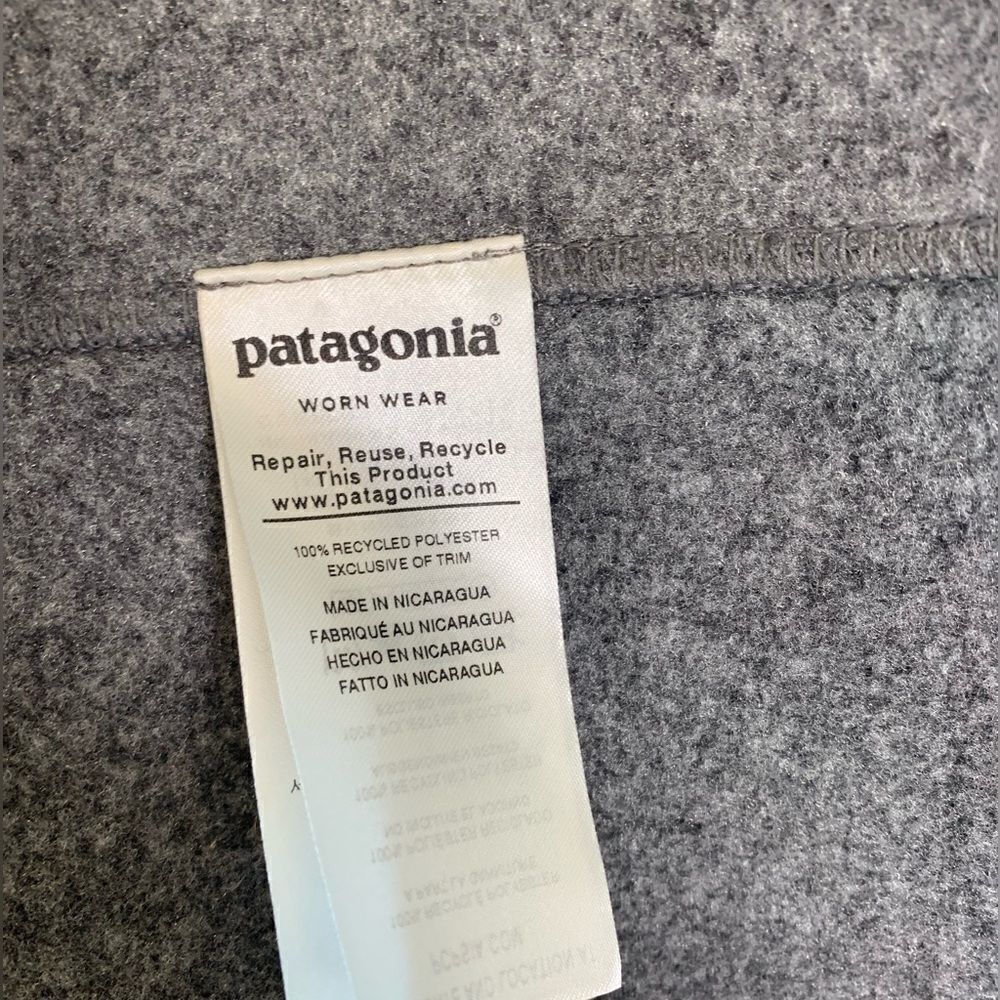 Patagonia Classic Synchilla  Grey zip vest size XS - Picture 8 of 13